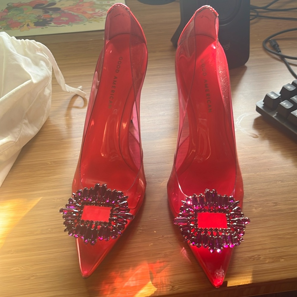 Good American Cinder****ing Pink Heels